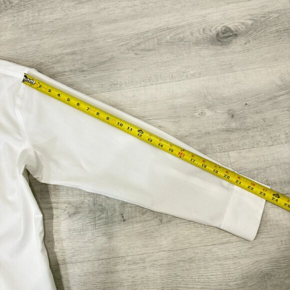 Calvin Klein Extreme Slim Fit White Tailored Button-Up Shirt Size 17.5 - Picture 13 of 17
